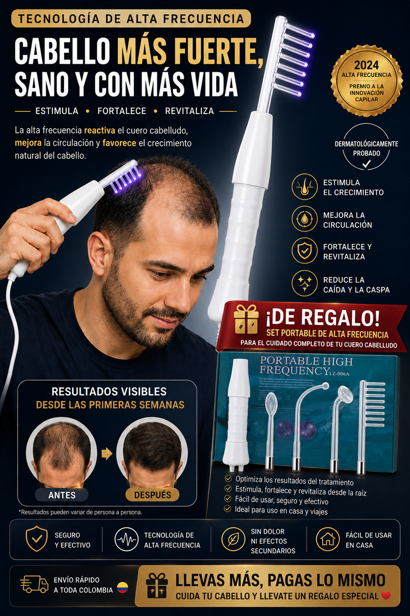 Alta Frecuencia Portatil Facial Corporal